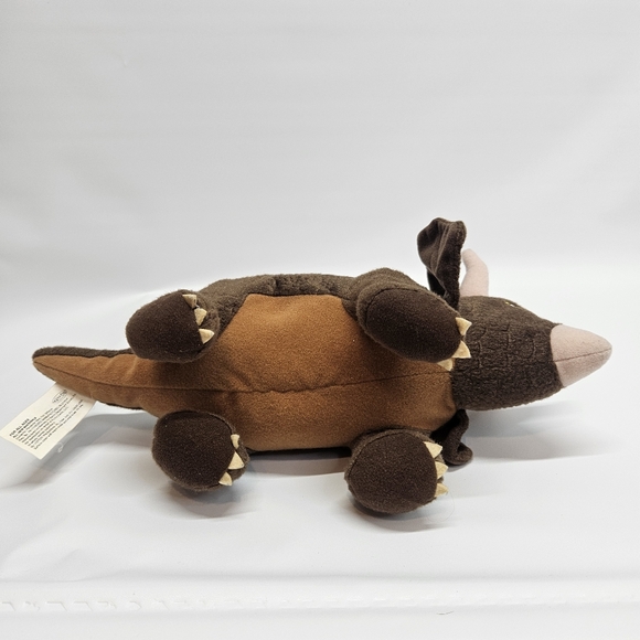 Kohl's Cares Brown Triceratops Dinosaur 13" Plush Golden Books Stuffed Animal - Picture 5 of 10